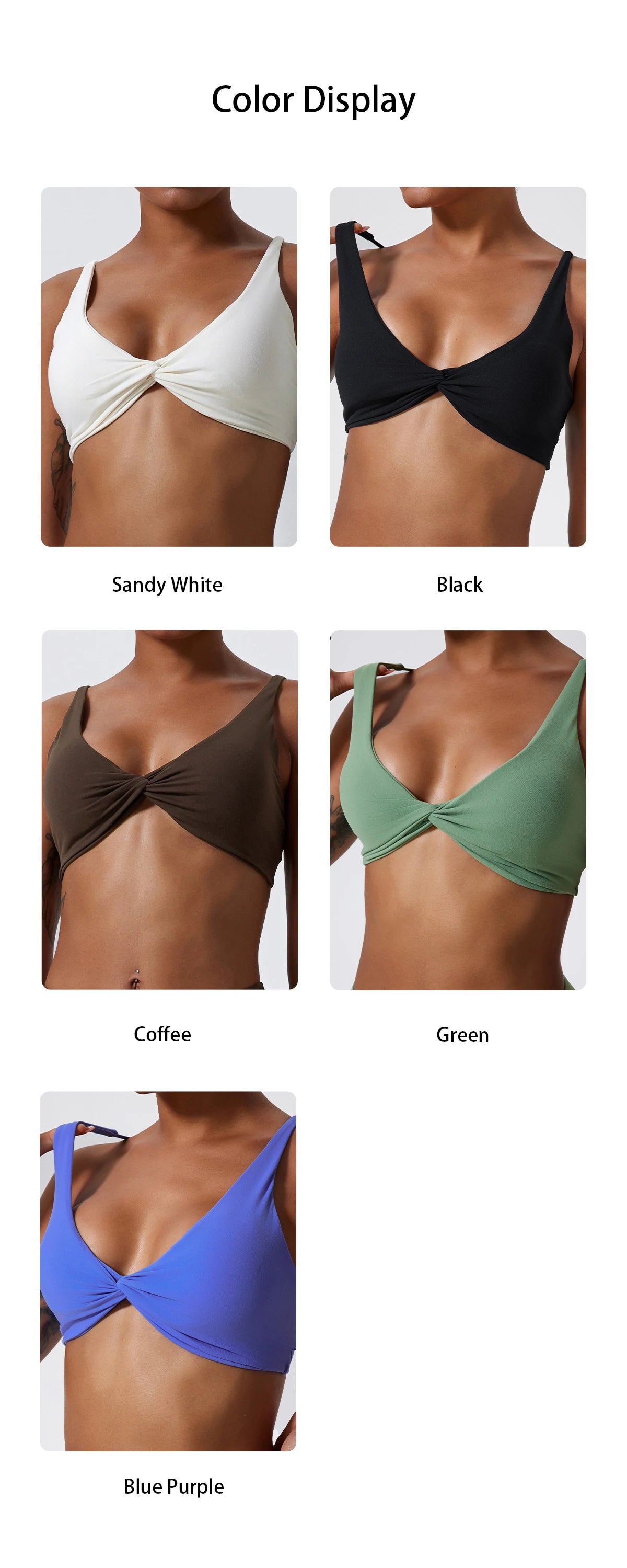 Activ Bra – Twist V-Neck